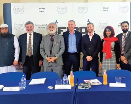 Chairing a seminar titled “Engaging Faith Communities with British Democracy” held at Khatme Nubuwwat Centre where panellists included the Lord John Alderdice (Former Liberal Democrat Lords Spokesperson (Northern Ireland)), Resham Kotecha (Parliamentary Candidate, Conservative Party), Tim Farron MP (Former Leader, Liberal Democrat Party), Edward Butler Ellis (Conservative Party), Councillor Donatus Anyanwu (Labour Councillor and Cabinet Lead Member for Community Relations) and Umar Qureshi.