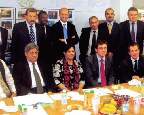 Group photo after discussing radicalisation and extremism rehabilitation model at my office. Senior officers include the Home Office’s William Nye and Paul Morrison as well as Pakistan Federal Investigation Agency’s Director Generals Tariq Khosa and Tariq Pervez.