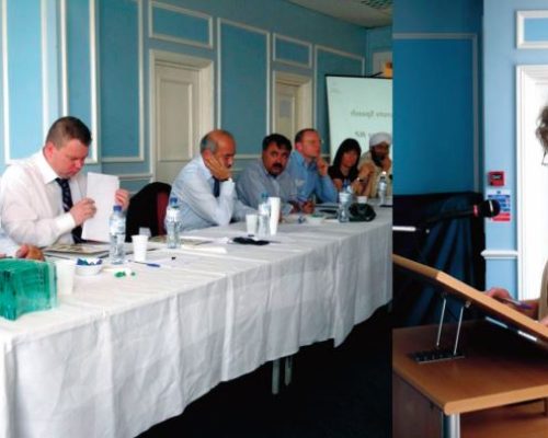 Kate Hoey MP speaking at the “Education and Radicalisation Conference”. Other speakers included Matthew Collins (former far activist), Prof. Dr. Zafarullah (Vice Chancellor Baha Uddin Zakariya University), Shaukat Ashfaq (Resident Editor Daily Pakistan), Bill Thompson (Lecturer, Edinburgh University), Liz Dixon (London Probation Service) and Maulana Maksud Gangat MBE (Director Education, Al Risalah Trust).