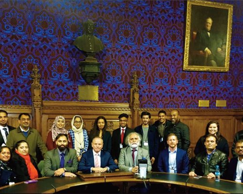 Led an interfaith delegation for Interfaith Week and Parliament Week hosted by Mike Freer MP at the House of Commons for a Parliament Tour and discussion on faith and politics, kindly organised by Umar and Edward Butler-Ellis.